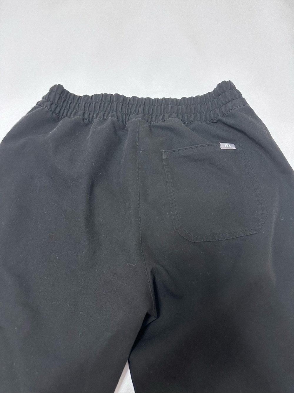 Figs Black scrub Pants ladies medium straight leg with pockets - Picture 5 of 7